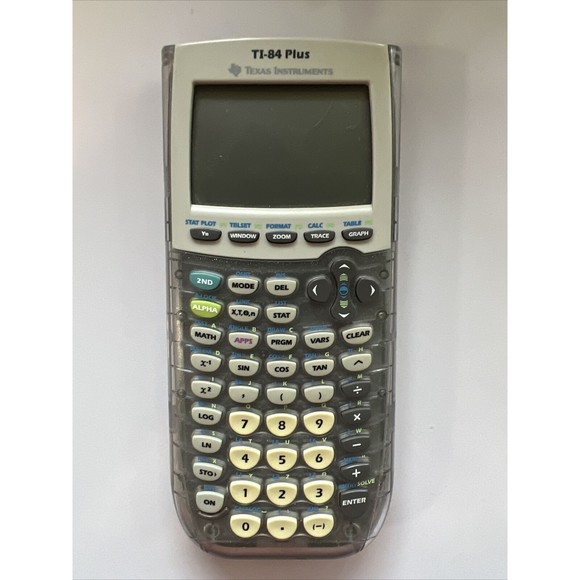 Texas Instruments Other - TI-84 Plus Handheld Graphing Clear Calculator W Cover-Works Well